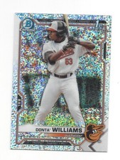 2021 BOWMAN DRAFT DONTA WILLIAMS PROSPECT CHROME REFRACTOR SP SPARKLE C616