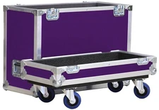 Road Case for Vox AC30C2 30 w 2x12 Tube Combo Amp 4" locking HD wheels in Purple
