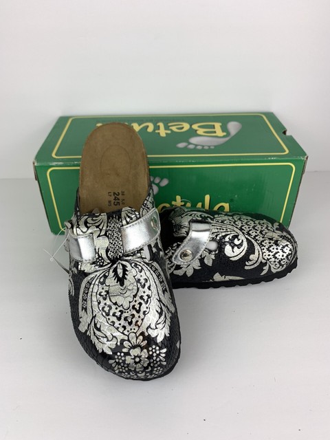 Birkenstock Basel Big Buckle Clogs Cognac Brown EU 38 N Womens 7-7.5N Leather | eBay