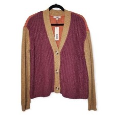 NWT BB Dakota by Steve Madden Colorblock Cardigan