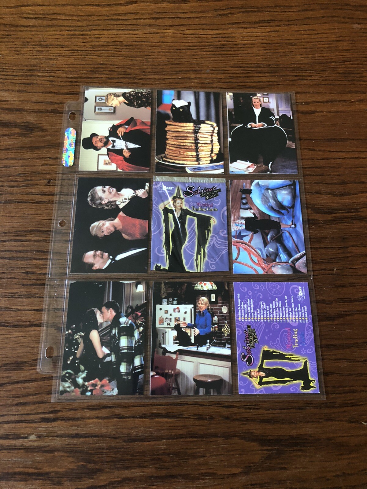 1999 Dart Sabrina The Teenage Witch Trading Card Set (72) Nm/Mt + Wrapper - Picture 4 of 4
