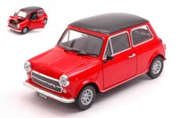 Welly 1/24 Mini Cooper 1300 Rot Mit Schwarzem Dach Statisches Modell Diecast