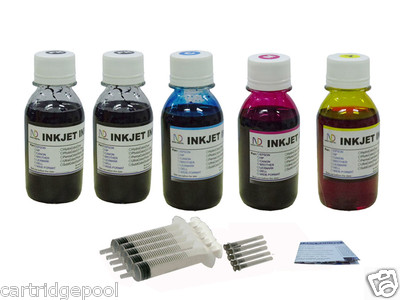 5x100ml Refill ink for Canon PGI-5 CLI-8 PIXMA MP500 MP530 MP600 MP610 MP800 1p