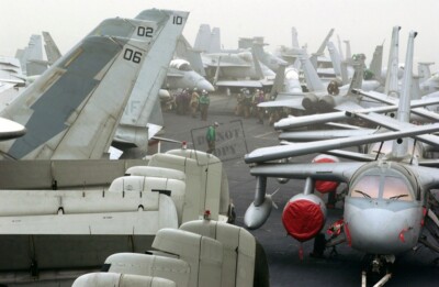 US NAVY USN Aircraft Carrier USS KITTY HAWK (CV 63) Iraqi Freedom I 8x12 Photo