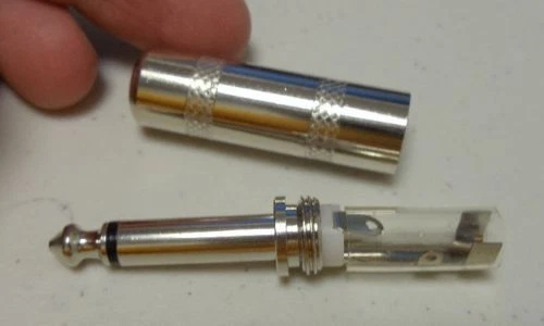 1/4 INCH GUITAR CABLE JACK PLUG CONNECTOR 6.3mm 6.3 mm 1/4" PLUG FOR CORDS