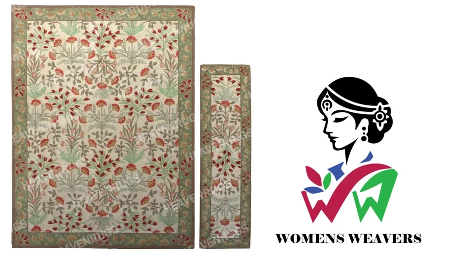 Adeline multi Handmade Traditional Wool Rug & carpet No Hidden Costs - Image 2 of 4