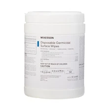 McKesson Surface Disinfectant Wipe Canister Alcohol Scent 160 Ct 50-66160
