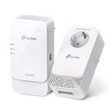 TP-Link PGW2440 KIT Powerline Passante G.hn2400, AX1800Mbps WiFi 6, MIMO, 3 Port
