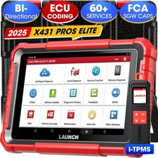 2025 LAUNCH X431 PRO Elite Bidirectional All System Scan Tool ECU Coding +i-TPMS