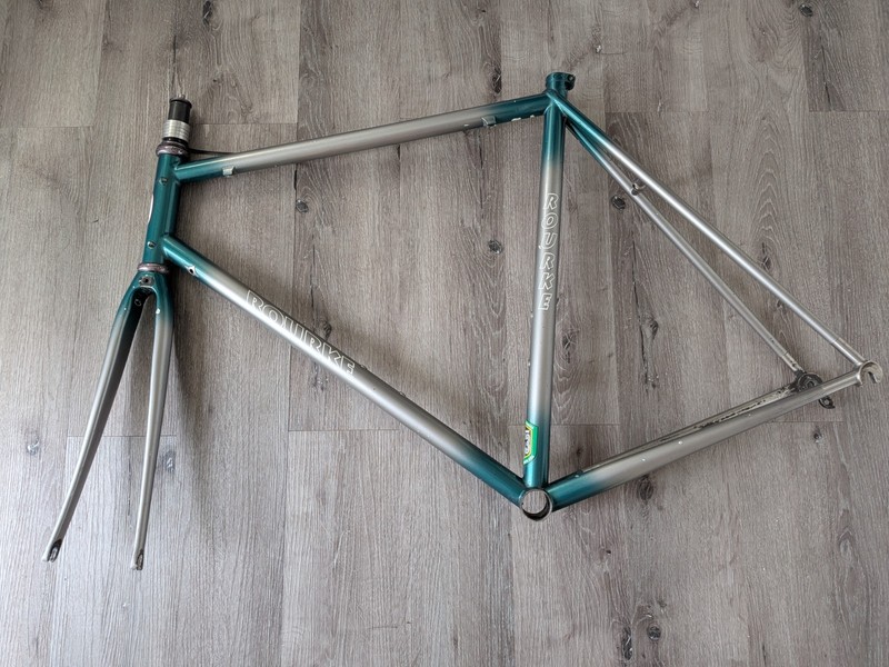 Brian Rourke Custom Reynolds 953 Stainless Steel Road Frameset 56cm TT