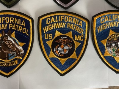 California Highway Patrol collectable Patch 8 pieces great Set new