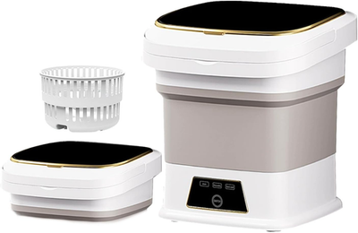 #ad Foldable Mini Washer 16L Portable Washing Machine with Spin Dryer amp; 3 Wash Mod $46.65