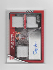 2022 Absolute #TT3S-RA Riley Adams Triple Relic Signature (RC) 3/99
