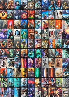 2025 Topps Chrome Star Wars Galaxy   COMPLETE BASE SET #1-100   *Read*