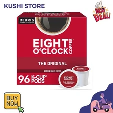 Eight O'Clock Original Coffee  K-Cup Pods, Medium Roast, 96/Carton