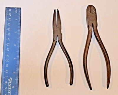 Vintage Tools - Fullers, Allied - Needle Nose - Diagonal Cutter