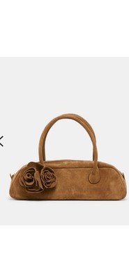 dolce vita BORACAY SHOULDER BAG IN BROWN SUEDE, NWOT, BRAND NEW ORIG$228