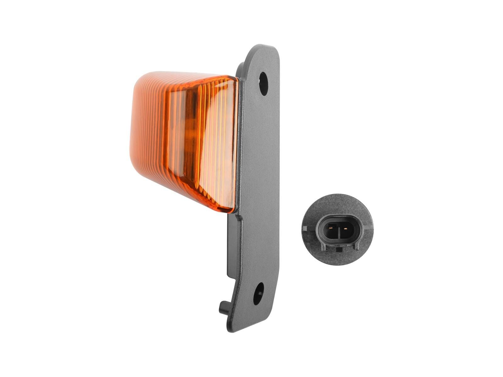 Feu latéral gauche DT Spare Parts 24V étanche et haute visibilité orange