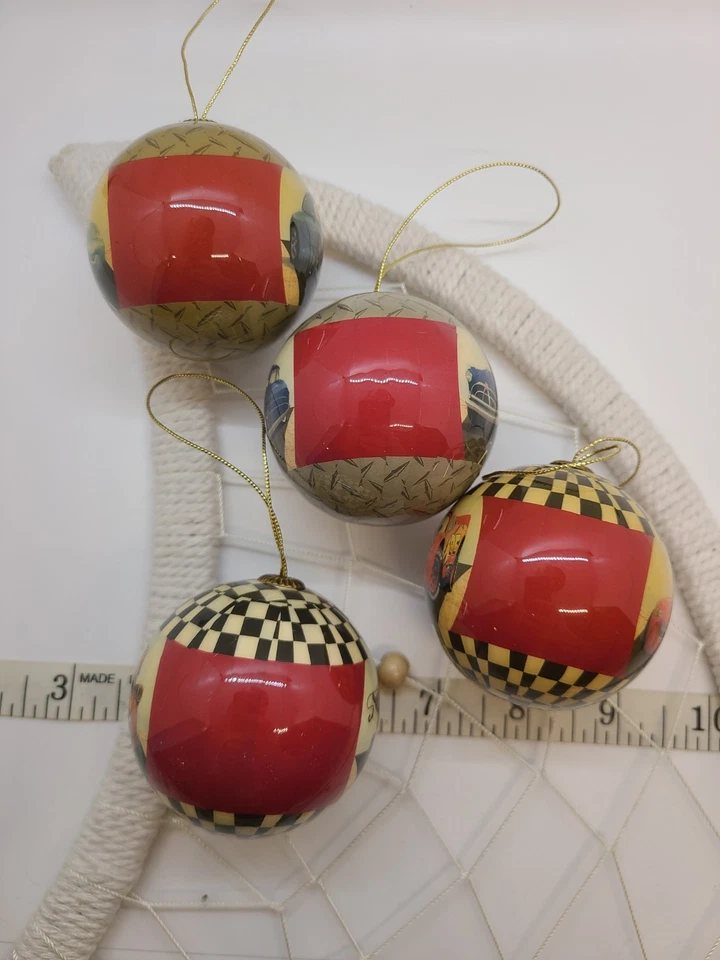 Cars Vintage Disney Pixar Cars Chistmas Ornament Set of 4 2007 - Image 3 of 4