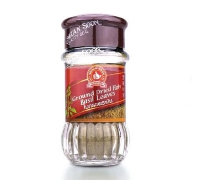 Nguan Soon No.1 Hand Brand Ground Dried Holy Basil Leaves Thai Herb 40g