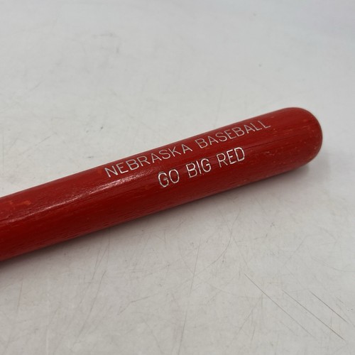 Vintage Nebraska Huskers 16" Mini Souvenir Wooden Baseball Bat Bat Giveaway - Picture 8 of 8
