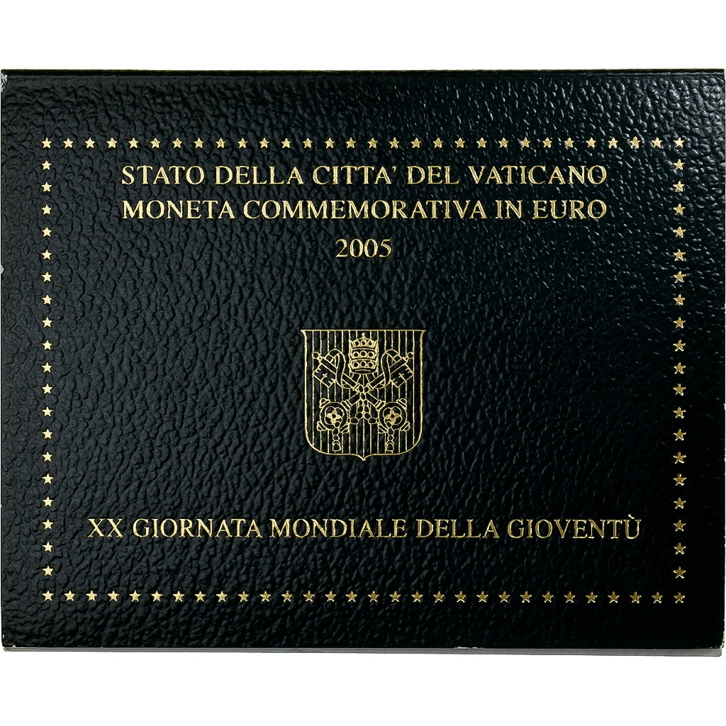 Vatican, Benedict XVI, 2 Euro, 20è journée mondiale de la Jeunesse, 2005, Anno I