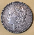 1901 Morgan Silver Dollar No Mint Mark Circulated Ungraded *See Photos/Notes*