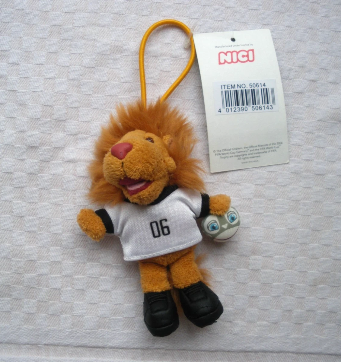 Peluche Goleo 2006 - Mascotte Coupe Du Monde Allemagne, 50cm, Rare