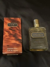 Vintage NIB Aramis for Men Cologne Spray 3.4 oz & Open After Shave Splash 4.0 oz