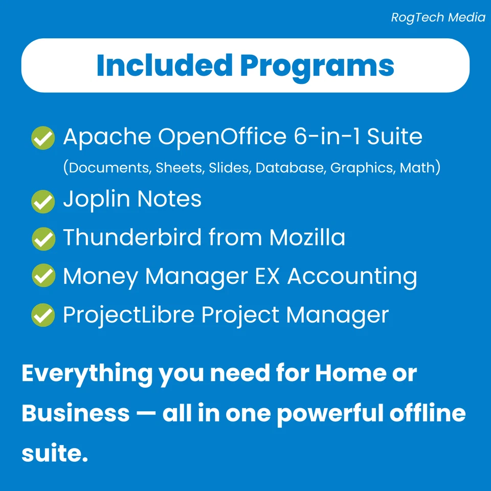 Open Office Suite for Windows - Home Student Business Productivity Software DVD - Image 2 of 4