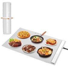 Electric Warming Tray with 3 Adjustable Temperature for Buffets Party, Fast Heat