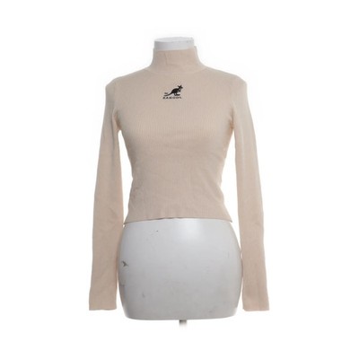 Kangol x H&M, Rollkragenpullover, Größe: S, Beige, Acryl/Polyamid/Viskose #uZD