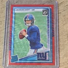 2025 Panini Donruss - Rated Rookie Jaxson Dart #400 Optic Preview Red Wave (RC)