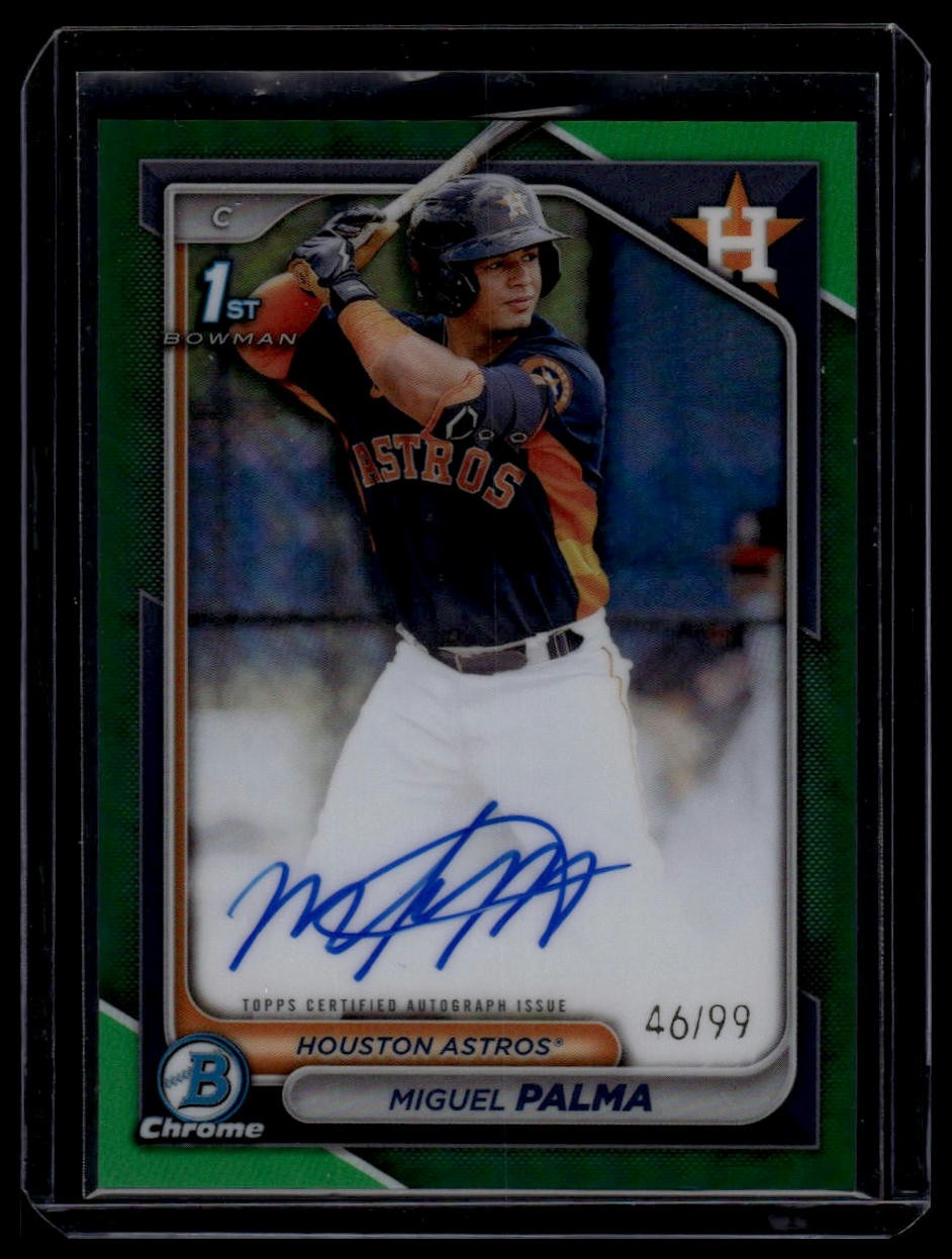 2024 Bowman Chrome #CPA-MP Miguel Palma Auto Green Refractors #/99