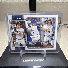 Topps 2026 Series 1 League Leaders Judge Bichette Wilson MLB Baseball Card #204