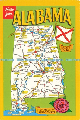 D192914 Hallo aus Alabama Staatsflagge Kamelie Staatsblume tiefer Süden Specialti