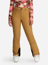 Obermeyer Women  s Thermal Malta Snow Pants Cortado Tan Brown Size 6 NWT