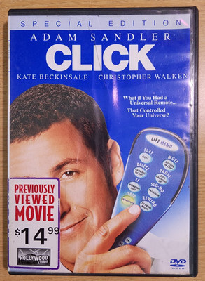 Click (DVD, 2006, Widescreen) Adam Sandler, Kate Beckinsale, Christopher Walken