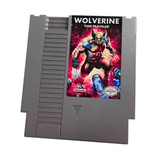 🕹️ Wolverine Time Traveler – NES 8-Bit Game Cartridge | Retro X-Men Adventure