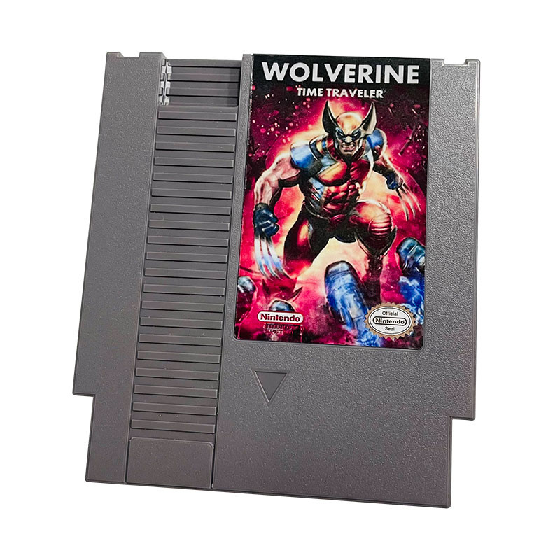 ️ Wolverine Time Traveler – NES 8-Bit Game Cartridge | Retro X-Men Adventure