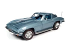 1967 CHEVROLET CORVETTE 427 ELKHART BLUE MCACN 1:18 by AUTO WORLD AMM1241