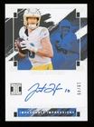 2024 Panini Impeccable Impressions Justin Herbert Auto /49 Chargers Autograph