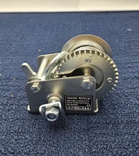 Hand Winch 600lbs Heavy Duty Steel Cable Crank Gear Durable For Boat Trailer