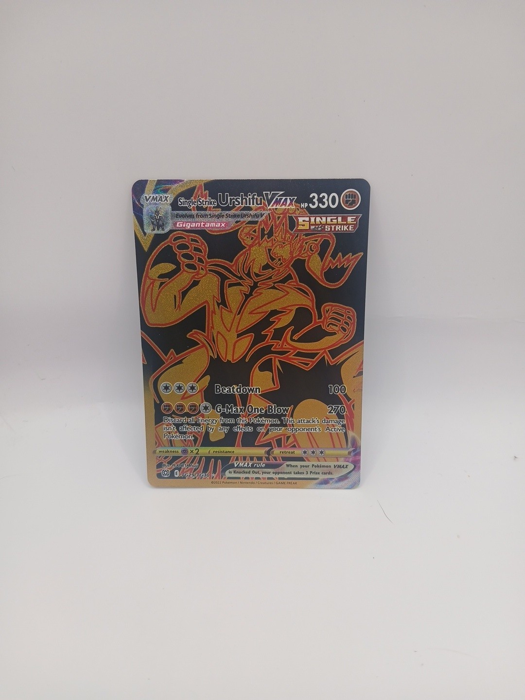 Pokémon TCG Urshifu VMAX Single Strike TG29/TG30 Swsh09 Brilliant Stars