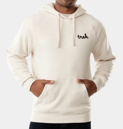 BNIB - TREK CYCLING - Pullover Hoodie - LARGE - Cream - 5305411 - Cycling Bike