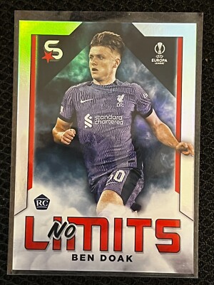 Topps UEFA SUPERSTARS 2023/24 NO LIMITS ROOKIE BEN DOAK LIVERPOOL # NL-10