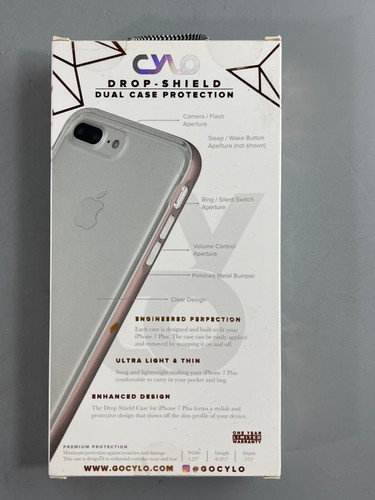 Drpo-Shield METALLIC Case for iPhone 7 Plus NEW - Picture 2 of 3