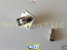 BNC Female FLANGE SOLDER CRIMP RG316 RG174 RG179 LMR100 Cable Straight Connector