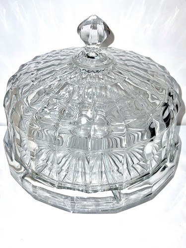 GODINGER SHANNON VIER IN EINEM KRISTALL KUCHENKUPPEL / PUNSCHSCHALE / SERVER - Bild 8 von 11