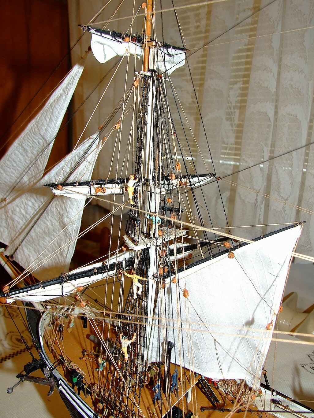 Revell USS Kearsarge 196 set 540pcs CNC walnut blocks for model. No